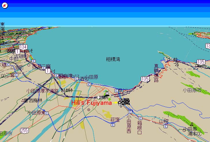 Fujiyama map